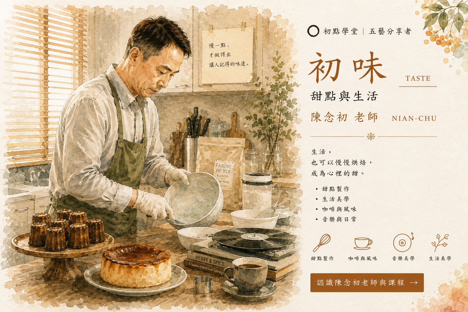 初味|甜點與生活